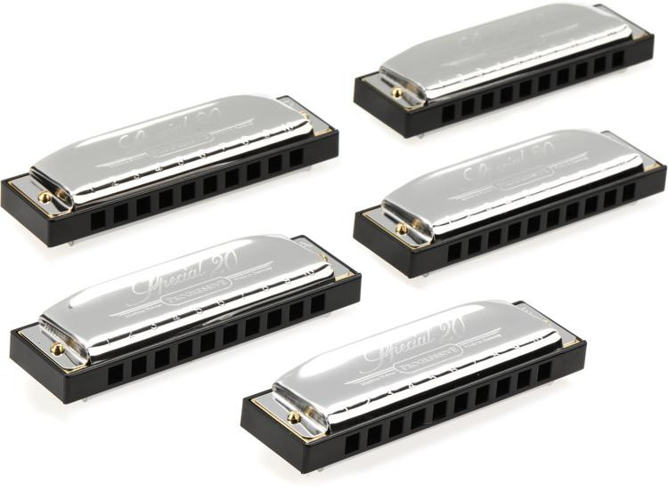 Hohner Special 20 Pro Pack 5piece Harmonica Set Sweetwater