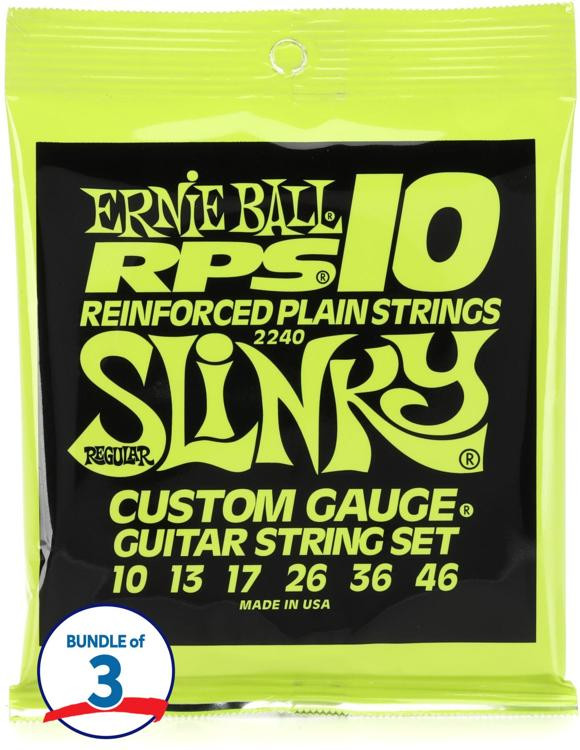 Corde Per Chitarra Elettrica Ernie Ball Regular Slinky - Nickel Wound, 10-46 - Foto 4