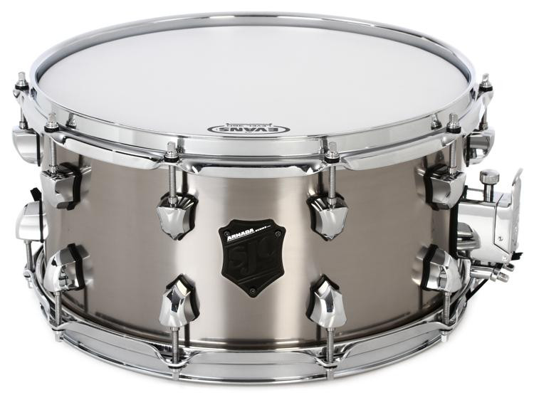 SJC Custom Drums Armada Series Titanium Snare Drum 7" x 14" Sweetwater