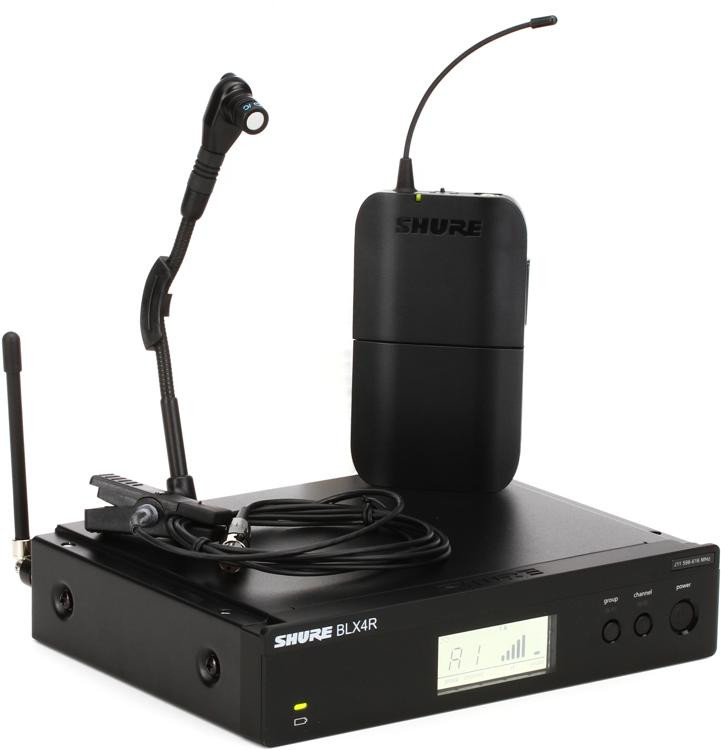 Shure BLX14R/B98 Wireless Instrument Microphone System J11 Band