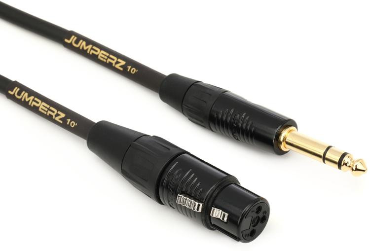JUMPERZ JGTRSXF10 Gold Cable 10 foot Sweetwater