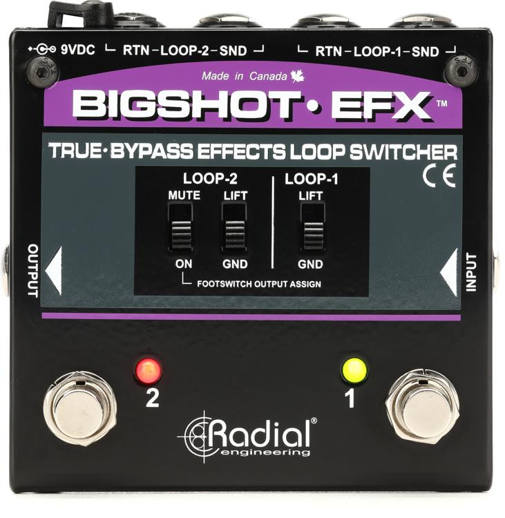 Radial BigShot EFX Effects Loop Switcher Sweetwater