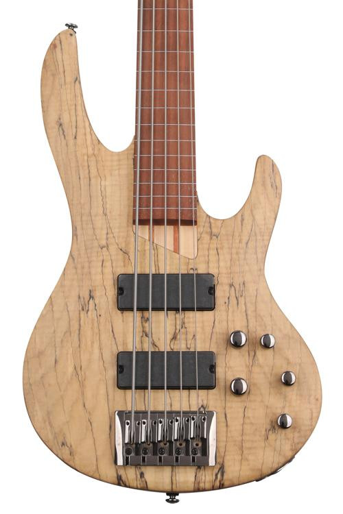 ESP LTD B-205SM Fretless Bass Guitar - Natural Satin | Sweetwater