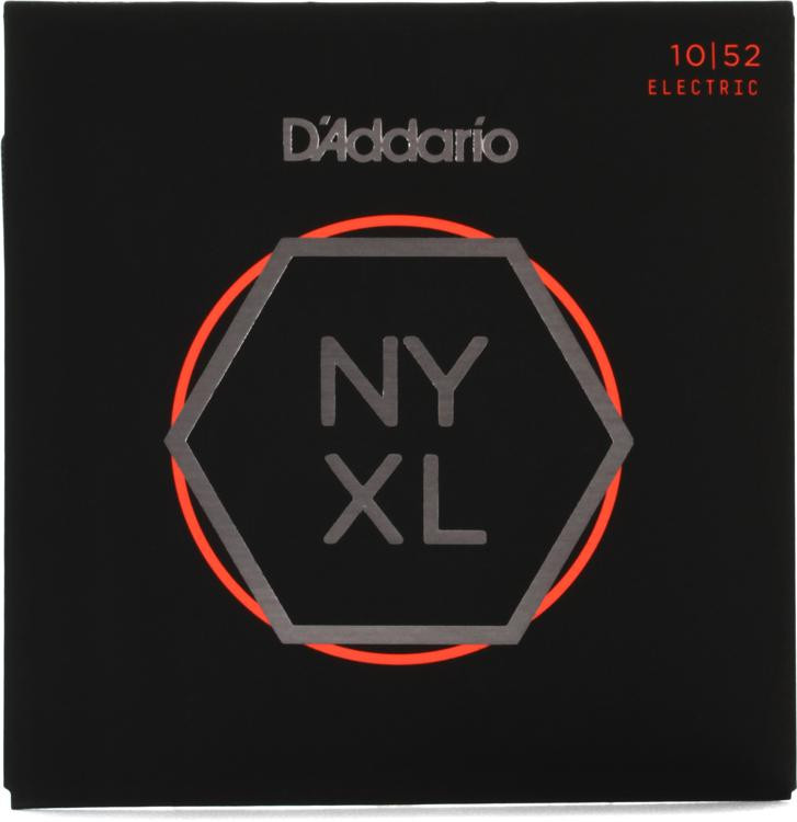 D \ ' Addario NYXL1052 NYXL镍伤口台端面应电吉他弦- - - - - - -。052光上/重下图像1