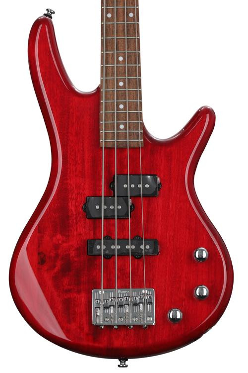 Ibanez说miKro GSRM20低音吉他-透明的红色图片1