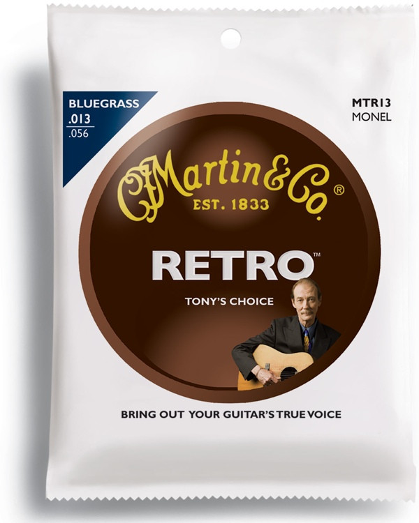 Martin Retro Acoustic Guitar Strings .013.056 Tony Rice Bluegrass