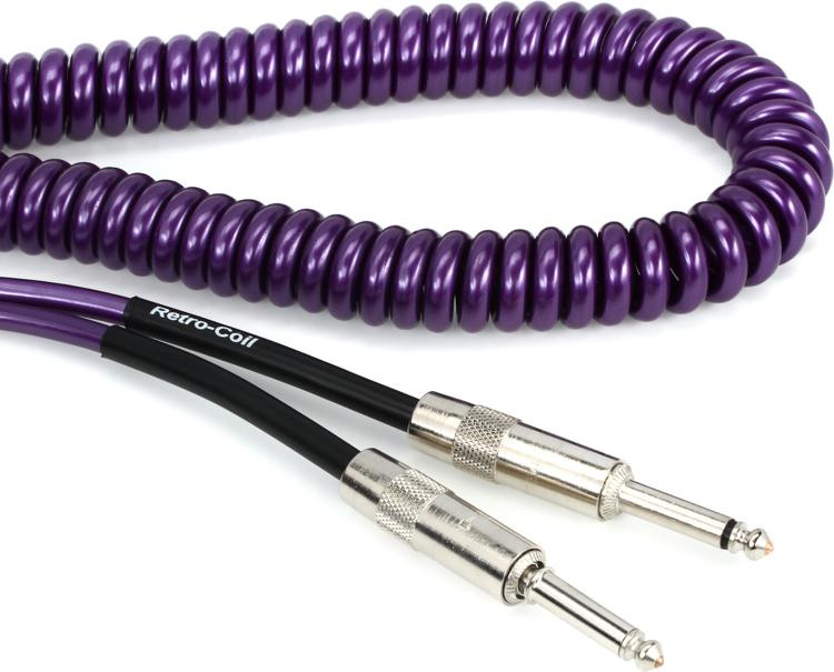 Lava Cable LCRCMPS Retro Coil Straight to Straight Silent Instrument ...