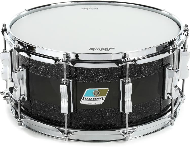 ludwig vistalite snare drum