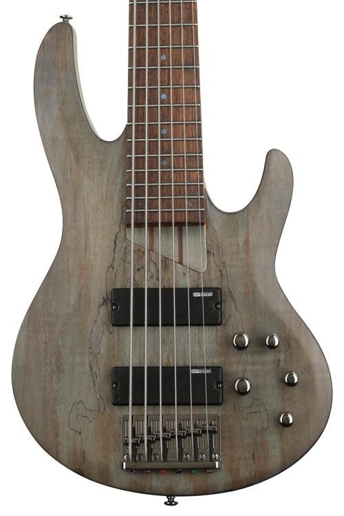 ESP LTD B-206SM Bass Guitar - See Thru Black Satin | Sweetwater