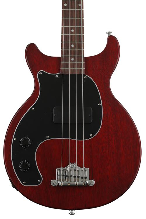 Gibson Les Paul Junior Tribute Doublecut Bass Left-Handed - Worn Cherry ...