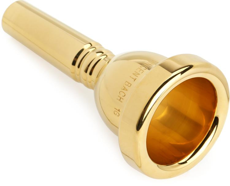 Bach Trombone Mouthpiece 1G, Goldplated Sweetwater
