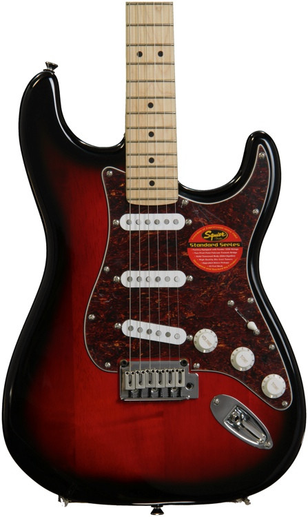 Squier Standard Stratocaster - Antique Burst with Maple Fingerboard ...