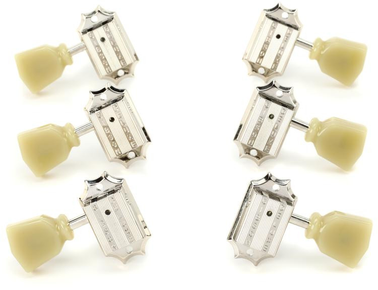 Gibson Accessories Vintage Tuning Machine Heads Nickel w/Pearloid