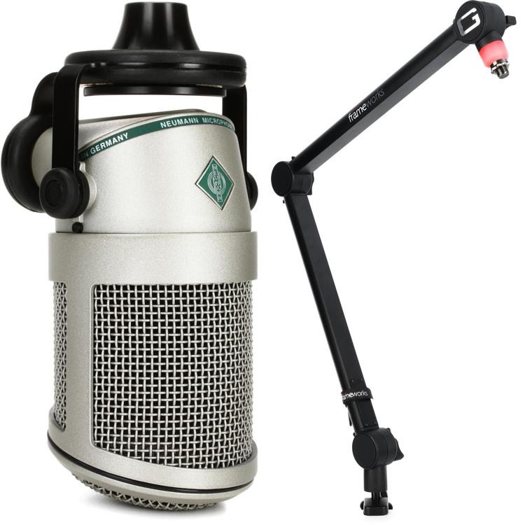 Neumann BCM 705 Dynamic Broadcast Microphone with Broadcast Boom Arm
