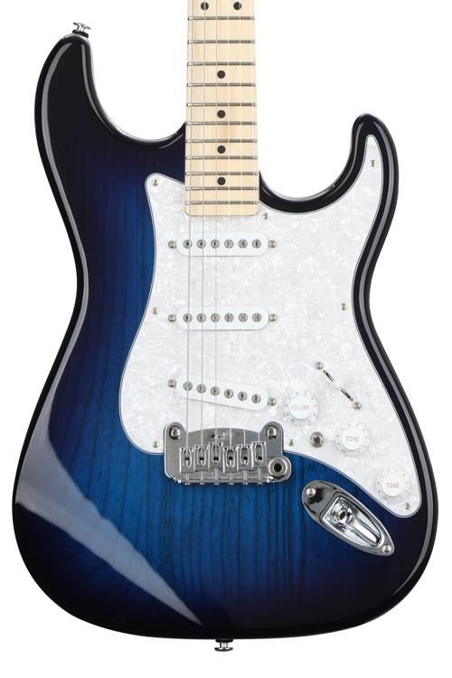 G&L Fullerton Deluxe S-500 Electric Guitar - Blueburst | Sweetwater