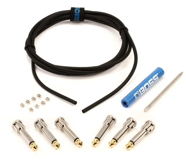 Boss BCK6 Pedalboard Cable Kit 6 foot 6 Connectors Sweetwater