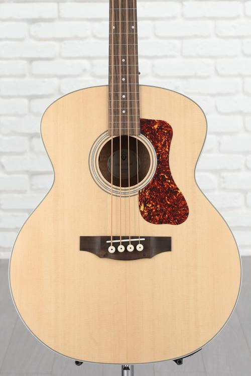 Guild B240EF, Concert Fretless Acoustic Bass Guitar Natural Sweetwater