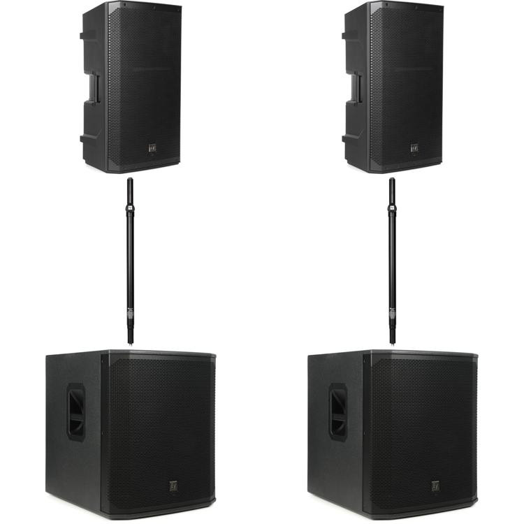 Electro-Voice ELX200-15P 15 inch Powered Speaker and ELX200-18SP 18 ...