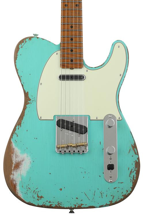 Fender Custom Shop GT11 1963 Heavy Relic Telecaster - Sea Foam Green ...