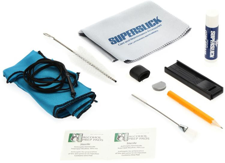 Superslick CLCKP3 Care Kit with Silk Swab and Polish Cloth