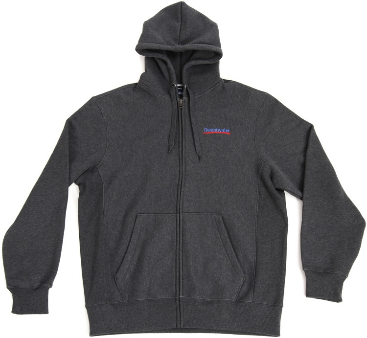 Sweetwater Zipup Hoodie Gray, Large