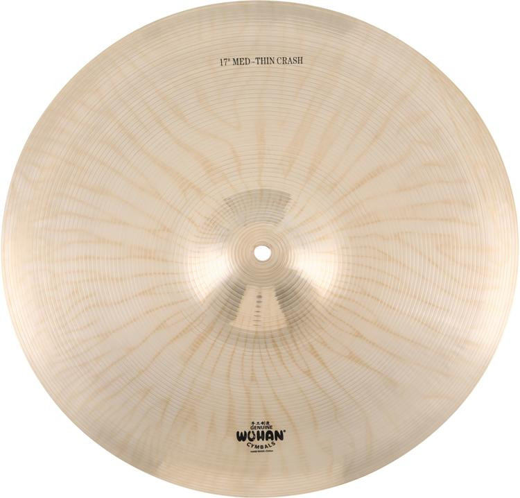 Wuhan Western Series Medium Thin Crash Cymbal 17 inches Sweetwater