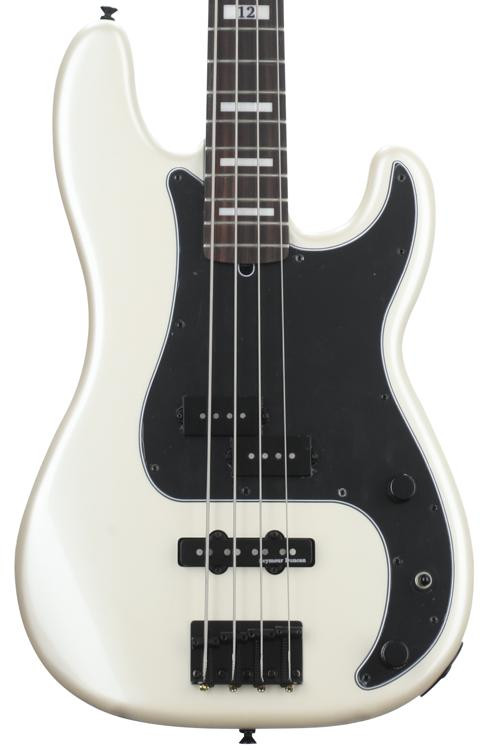 Fender Duff Mckagan Deluxe Precision Bass White Pearl Sweetwater 3652