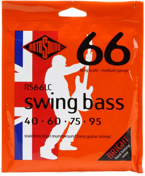 Rotosound RS66LC Swing Bass 66 Stainless Steel Roundwound Long Scale