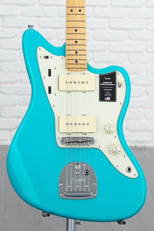 Fender American Professional II Jazzmaster - Miami Blue with Maple