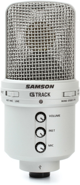 Samson G Track Usb Condenser Microphone With Audio Interface Sweetwater