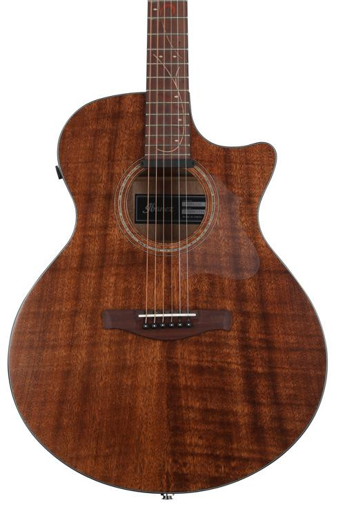 Ibanez Ae295 Acoustic Electric Guitar Natural Low Gloss Sweetwater 