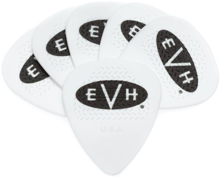 EVH Eddie Van Halen Signature Guitar Picks White .60mm 6pack