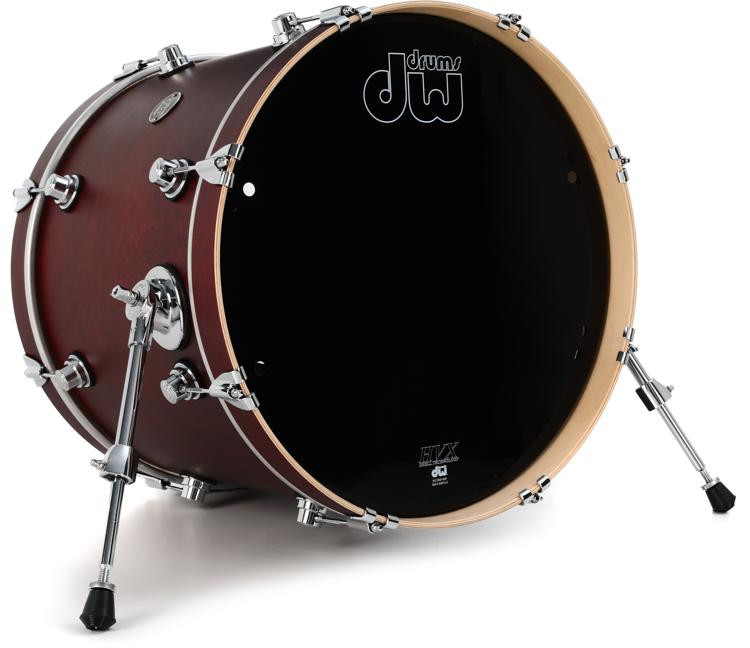 DW Performance Series Bass Drum 16" x 20" Tobacco Satin Oil Sweetwater