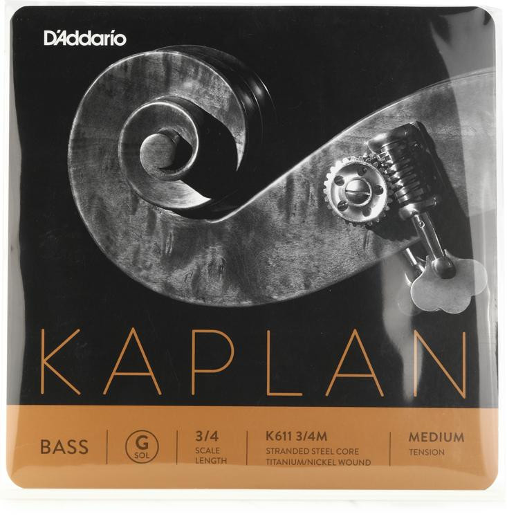 D'Addario K611 Kaplan Double Bass G String 3/4 Scale Sweetwater