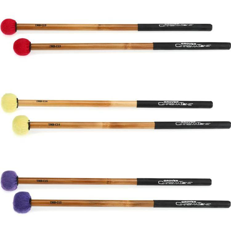 Grover Pro Percussion ChromaTone II Timpani Mallet Bundle Light