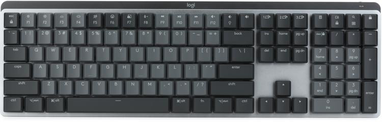 Logitech MX Mechanical Tactile Quiet Keyboard - Brown Switches | Sweetwater