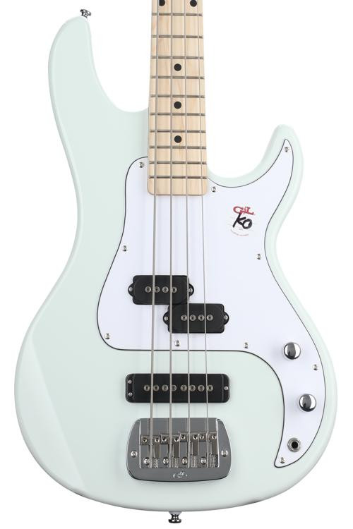 G&L Tribute SB-2 Bass Guitar - Sonic Blue | Sweetwater