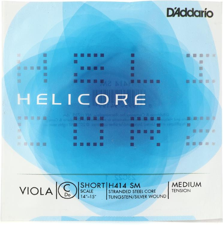 D'Addario Helicore Viola C String Short Size Sweetwater