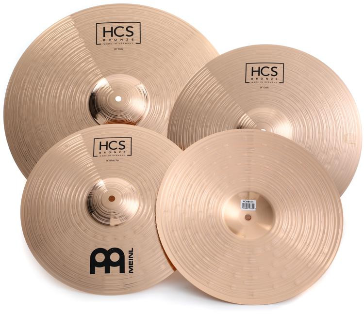 Meinl Cymbals HCS Bronze Complete Cymbal Set | Sweetwater