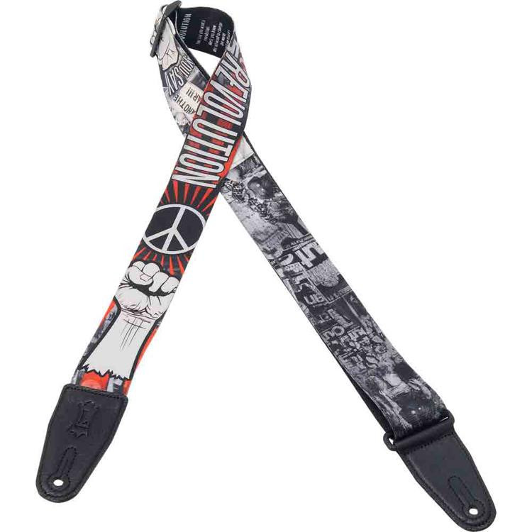 Levy's MPL2 Lennon & McCartney Polyester Guitar Strap Revolution