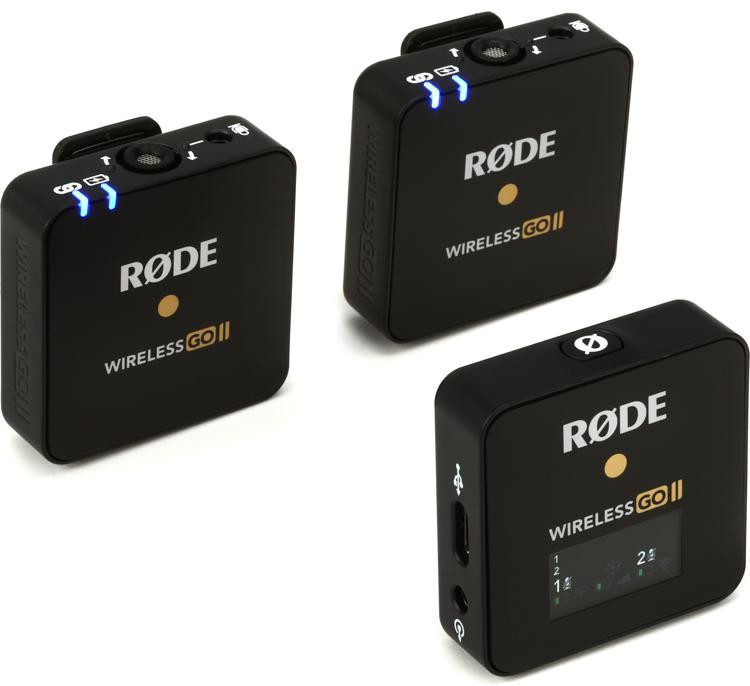 Rode Wireless GO II Dual Channel Wireless Microphone System | Sweetwater