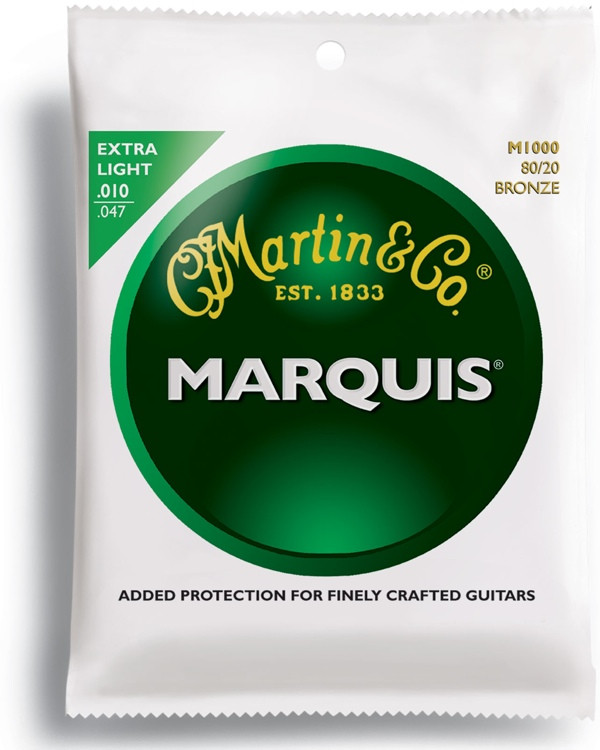 Martin M1000 Marquis 80/20 Bronze Extra Light Acoustic Strings