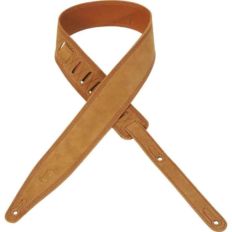 Levy's MS317EMP Suede Guitar Strap - Stone | Sweetwater