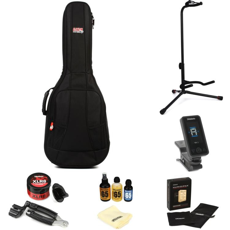 Gator 4G Series Gig Bag Essential Care Bundle- Mini Acoustic Guitar ...