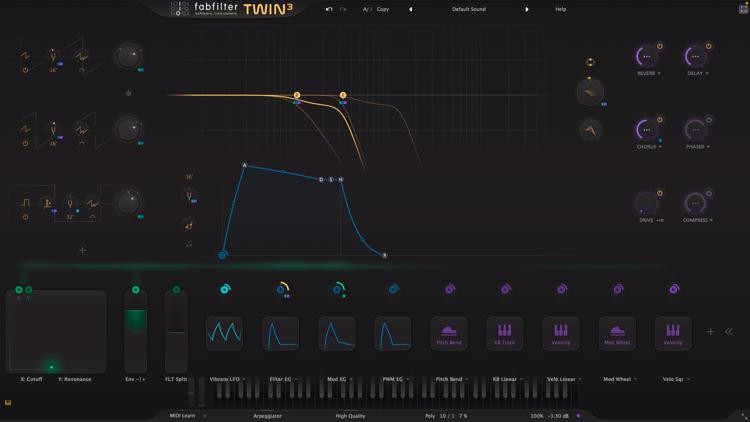 FabFilter Twin 3 Synthesizer Plug-in | Sweetwater