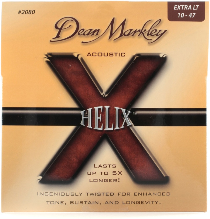 Dean Markley 2080 Helix HD 80/20 Bronze Extra Light Acoustic Strings