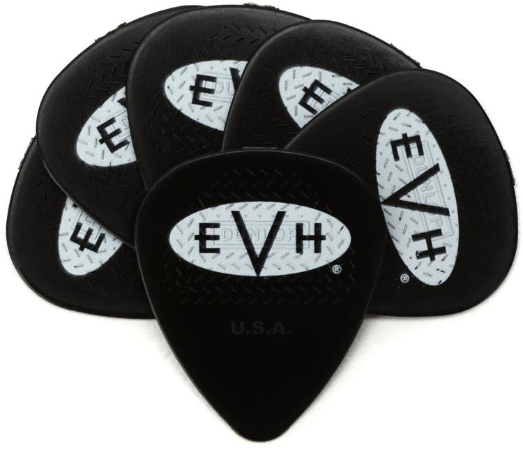 EVH Eddie Van Halen Signature Guitar Picks Black .60mm 6pack