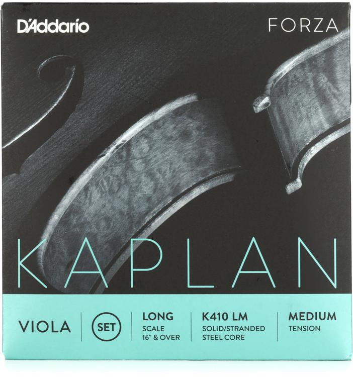 D'Addario K410 Kaplan Forza Viola String Set Long Size Sweetwater