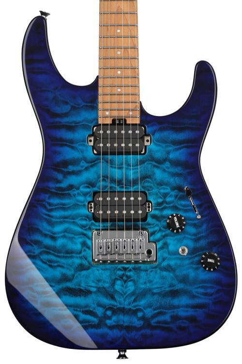 Charvel Pro-Mod DK24 HH 2PT Electric Guitar - Chlorine Burst | Sweetwater