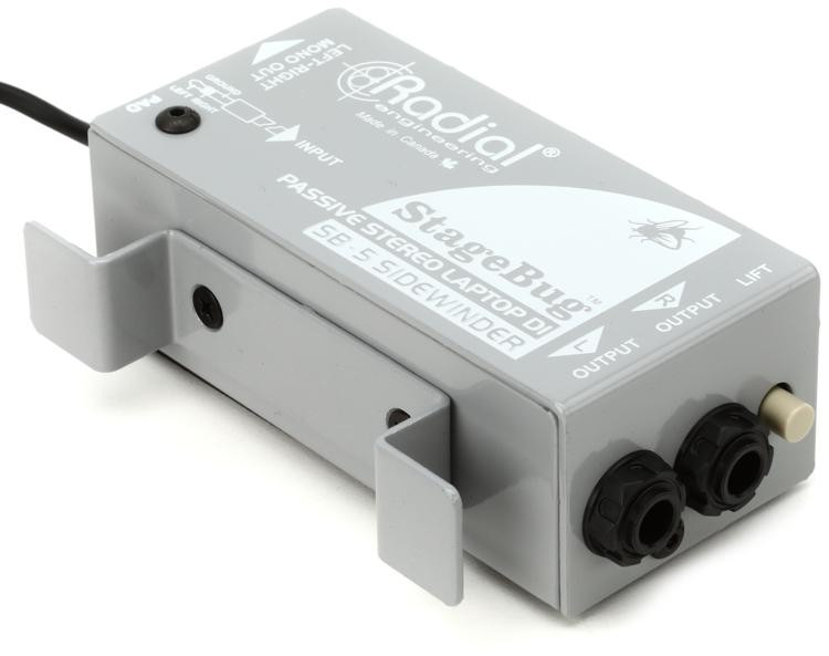 Radial StageBug SB5 1channel Passive Laptop Direct Box Sweetwater